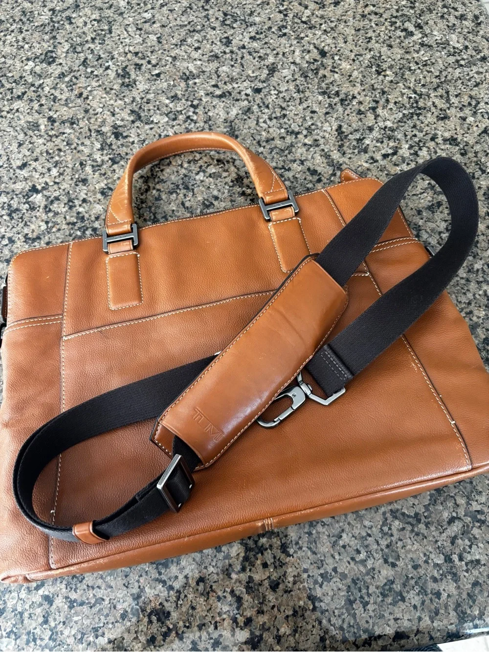 Tumi classic leather